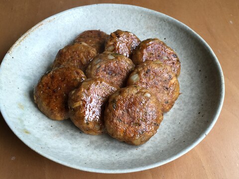 いわし缶と豆腐のハンバーグ